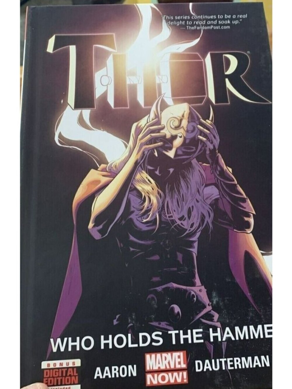 Thor: Who Holds The Hammer Hardcover Comic By Aaron & Dauterman Marvel Now! 2014